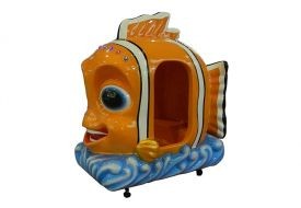 Coin operated Fortune fish kiddie rides